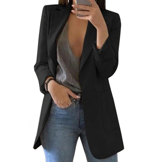 Damen Blazer Büro Chic Elegant - IdealeKleiden