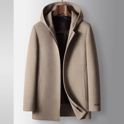 Luxus Herrenmantel 100% Wolle