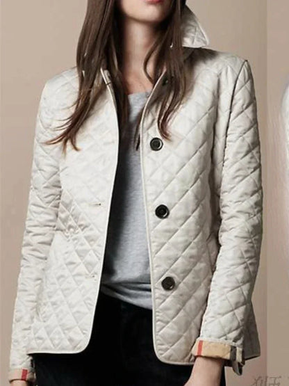Elegante Winterjacke Diamant Steppung