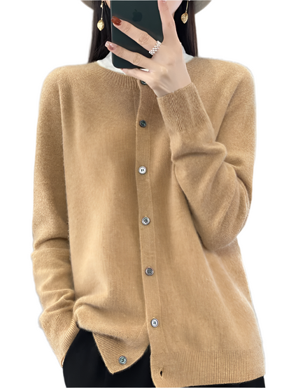 Damen Winterjacke Langärmelig Mit Pullover