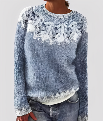 Damen Wollpullover Elegantes Design - IdealeKleiden