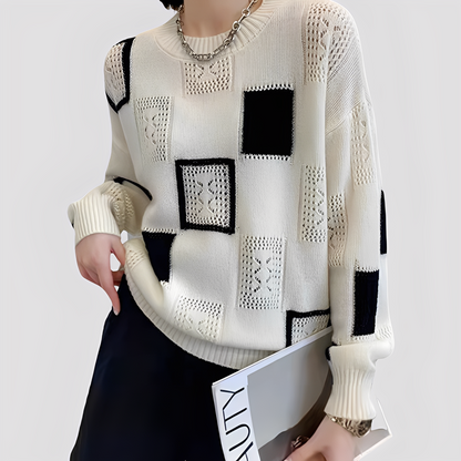 Weicher Damenpullover Moderner Stil - IdealeKleiden