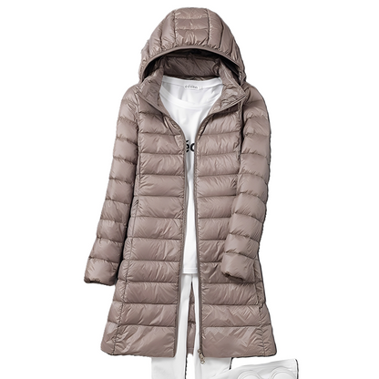 Stilvolle Damen Daunenjacke Warm und Kuschelig