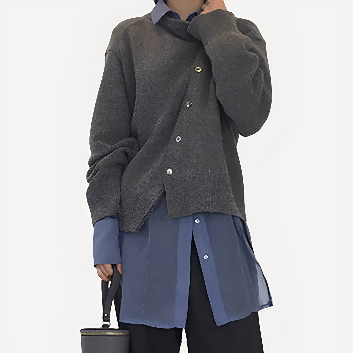Stilvolle Überziehstrickjacke Damen Bequem