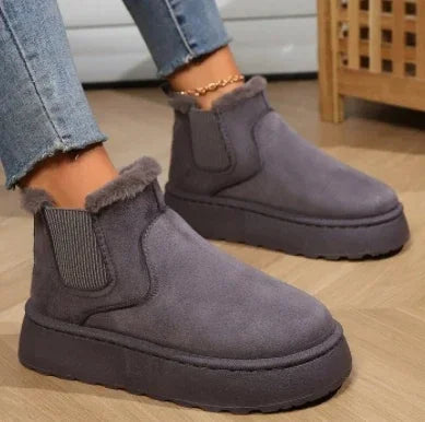 Stylische Winterstiefel Damen Warm
