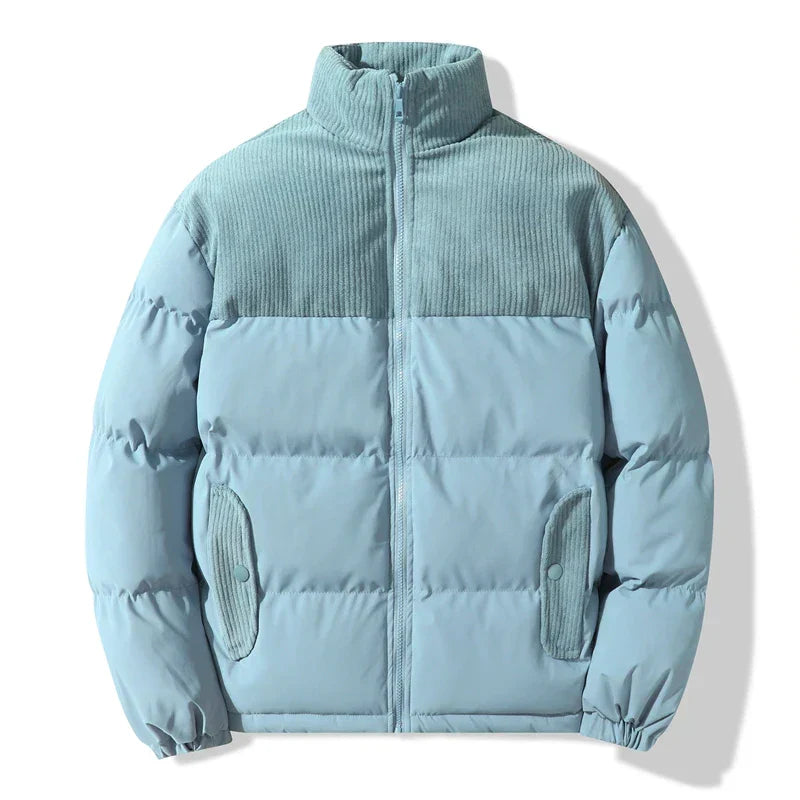 Modische Steppjacke mit Kordelzier