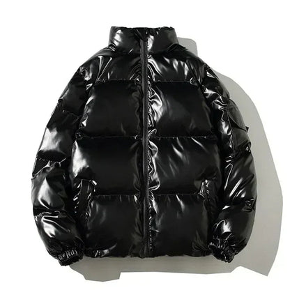 Wattierte Winterjacke Herren Warm Isoliert Pufferjacke