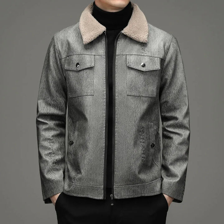 Herren Herbstjacke Warm Elegant