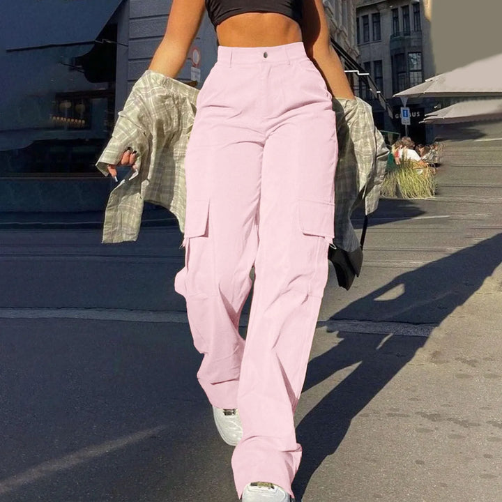 Damen Cargo-Hose Bequem Mit vielen Taschen