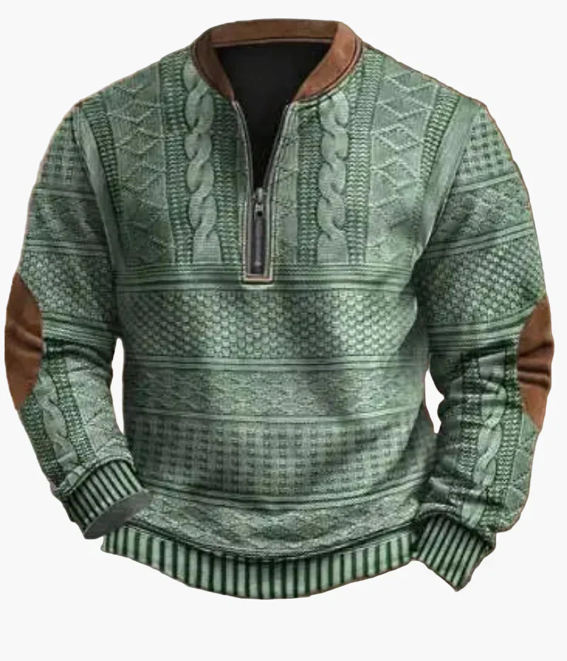 Herren Pullover Warm Modern Stehkragen