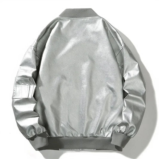 Vegane Bomberjacke Elegantes Design - IdealeKleiden