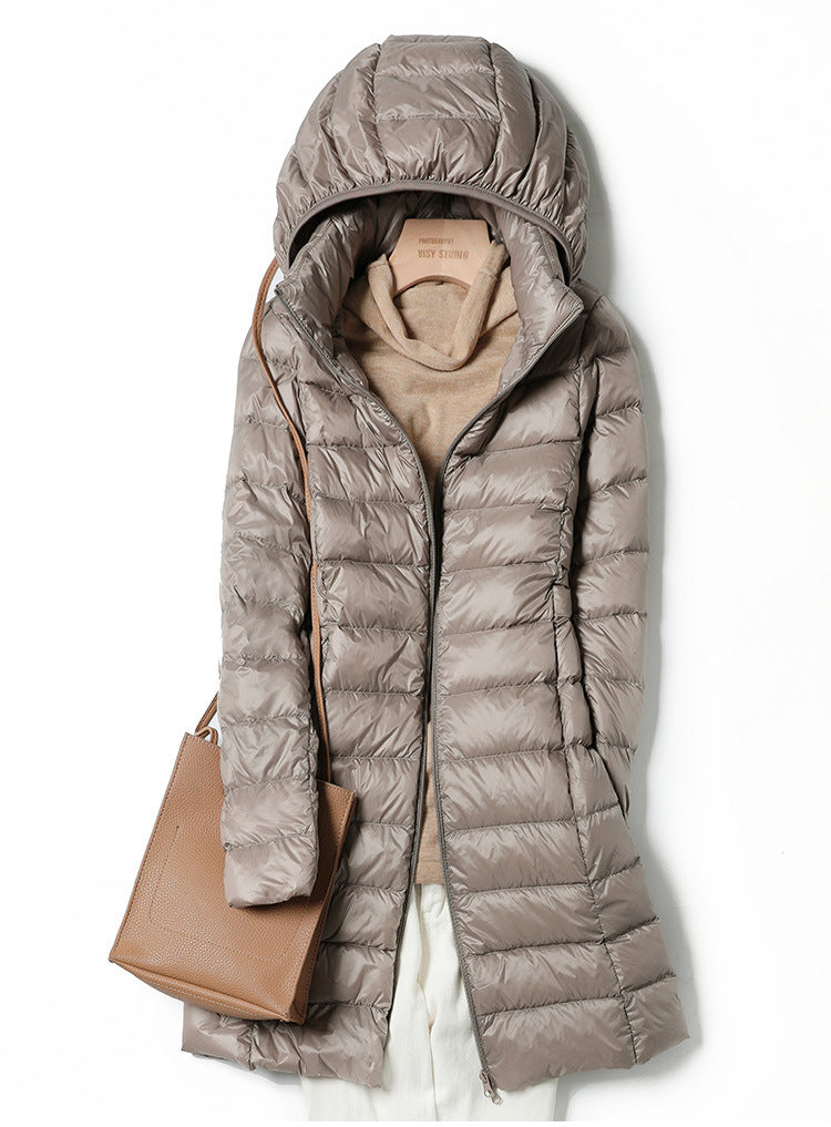 Leichte Damenwinterjacke Warm Isoliert