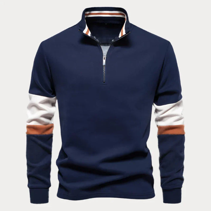 Herren Pullover Modern Streifen Design