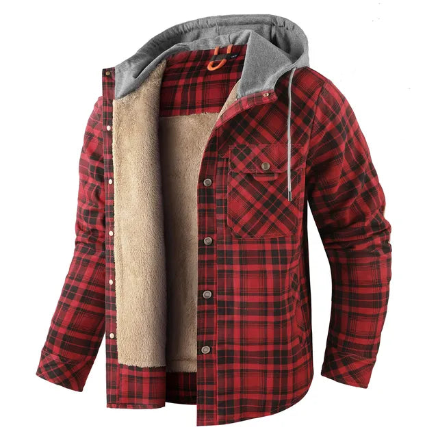 Kariertes Hemdkleid Warm Winter