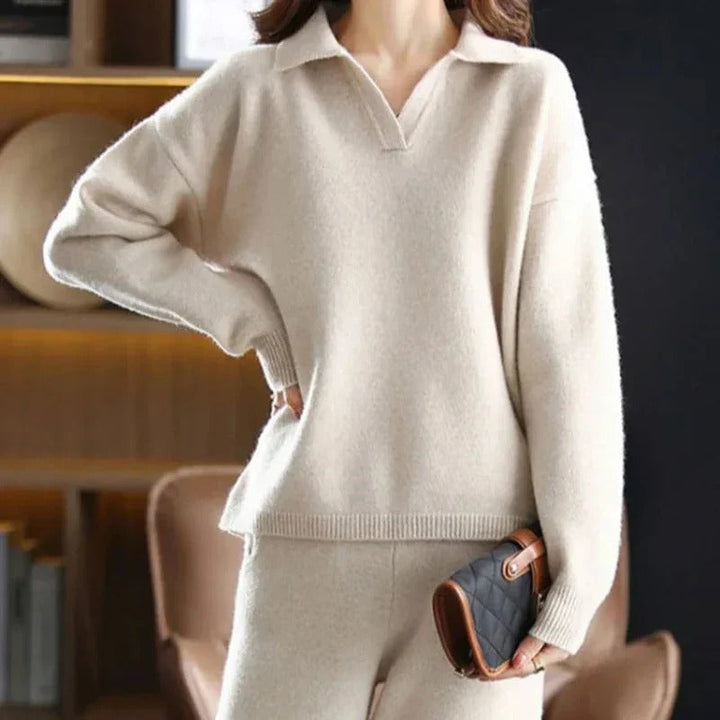 Damen Casual Polo Outfit Set