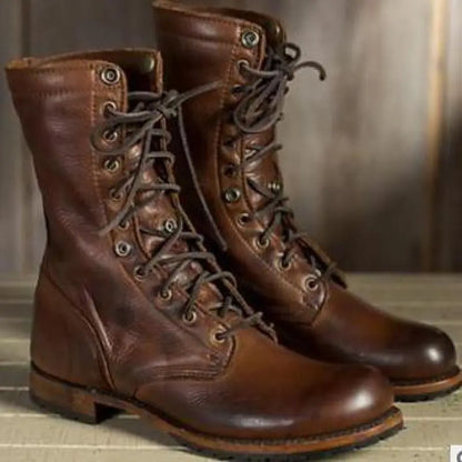 Motorradstiefel Herren Stilvolle Ritterstiefel
