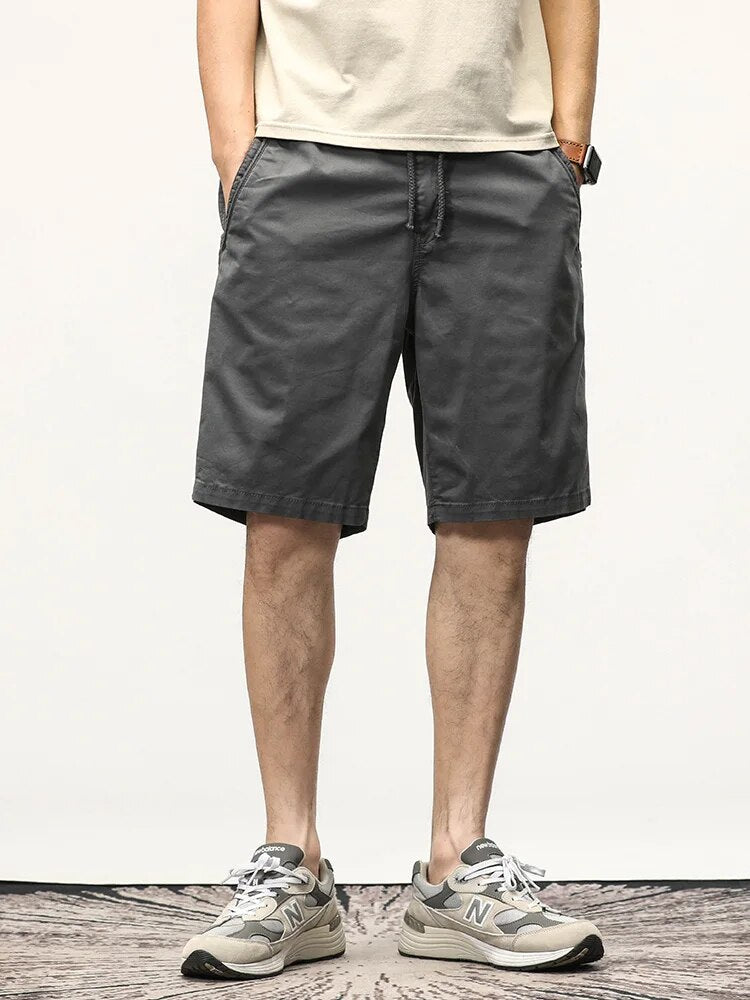 Herren Shorts Lang Kordelzug Freizeit Sommer
