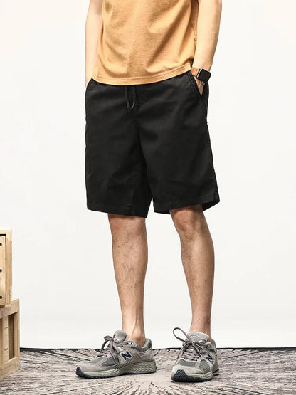 Herren Shorts Lang Kordelzug Freizeit Sommer