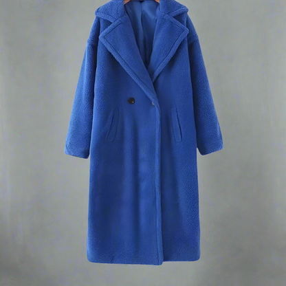Teddy-Mantel Damen Oversized Weich und Warm