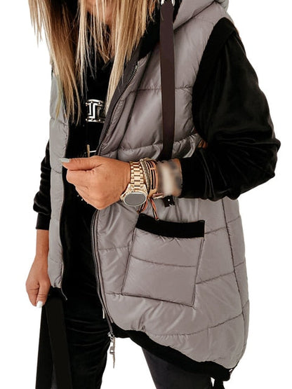 Modische Winterjacke Kapuze