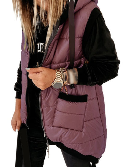 Modische Winterjacke Kapuze