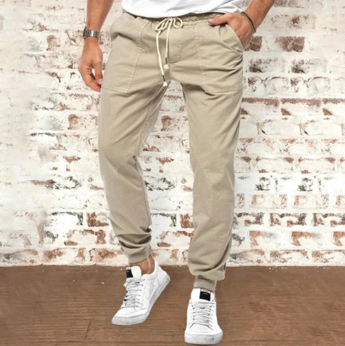 Herren Jogginghose Slim Fit Elastisch Komfort
