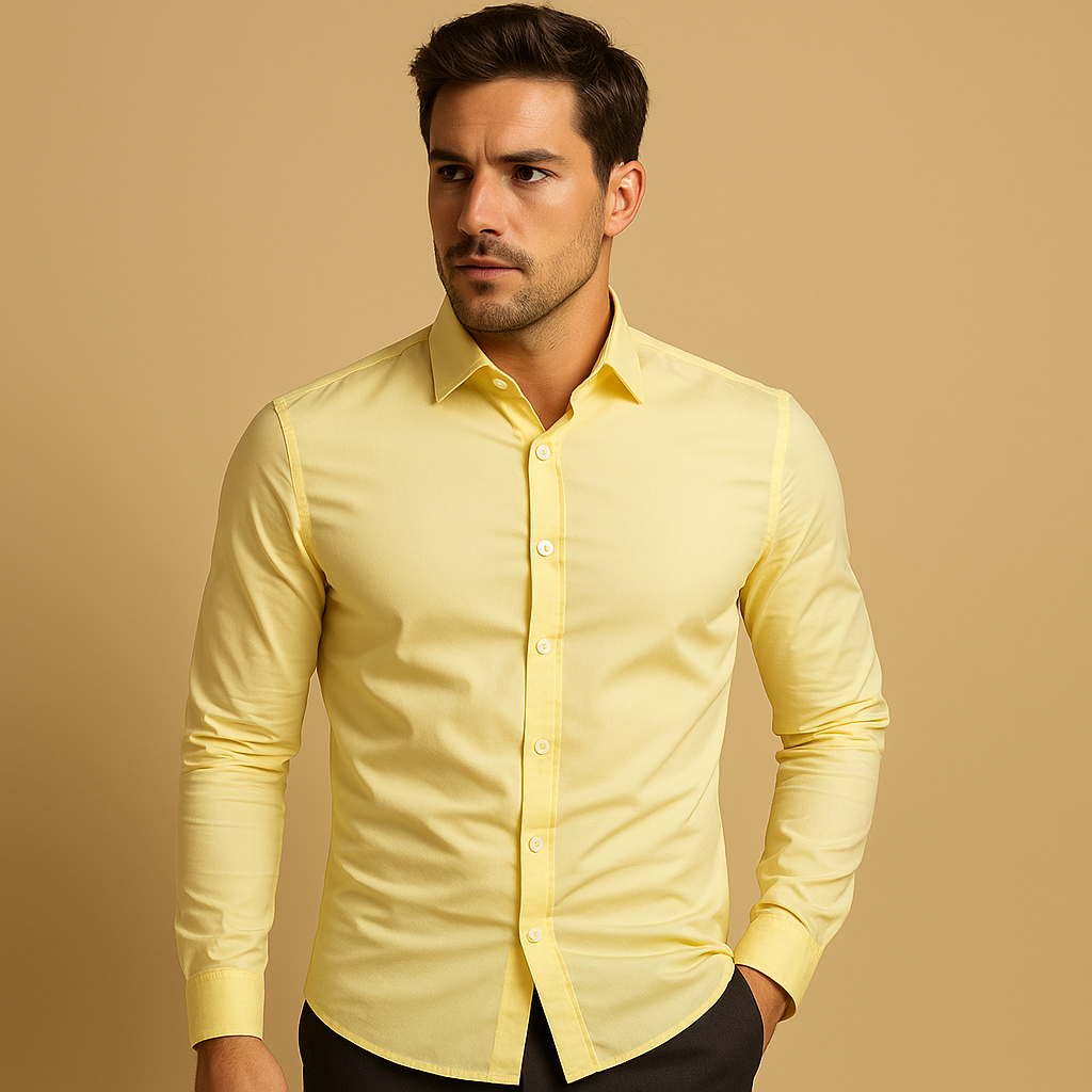 Herren Fit Hemd Reverskragen Modern - IdealeKleiden