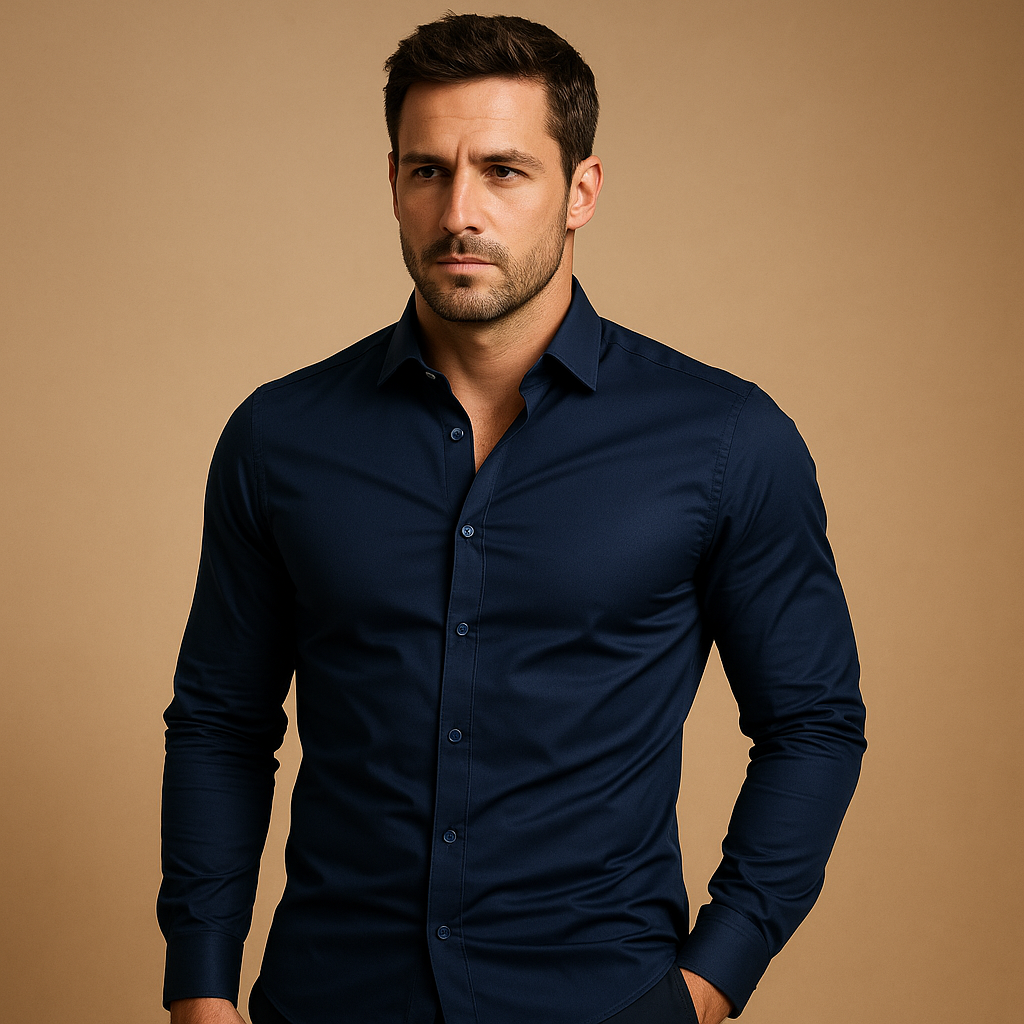 Herren Fit Hemd Reverskragen Modern