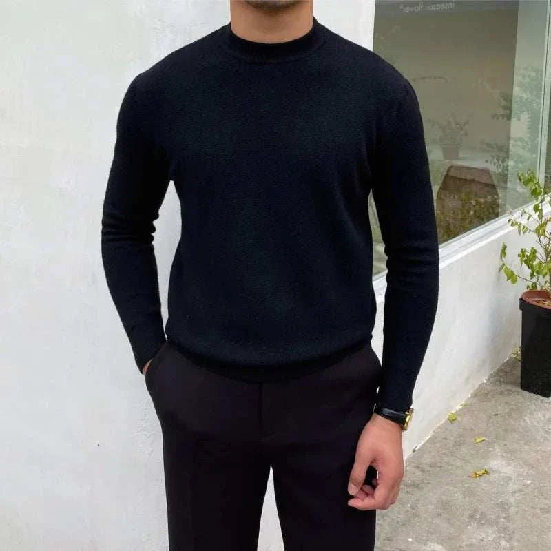 Klassische Strickpullover Damen Bequem Passend