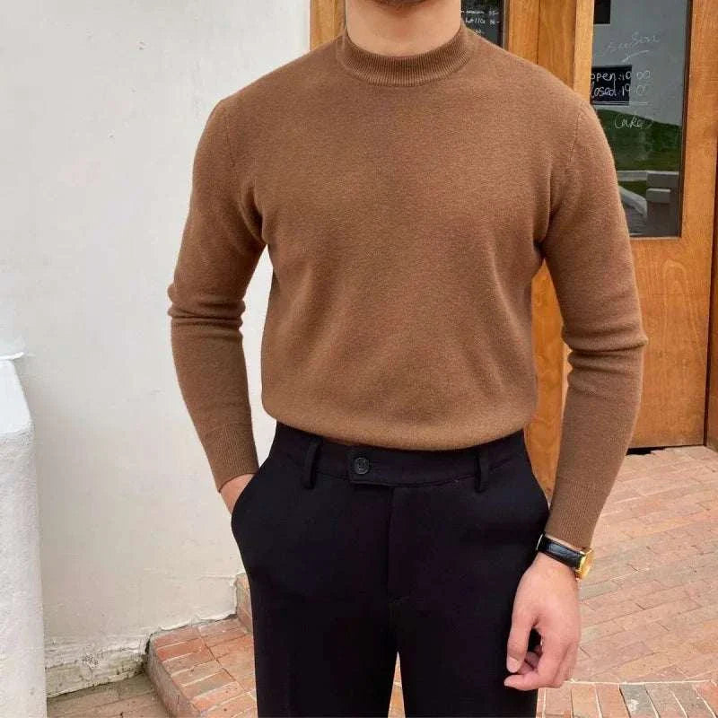 Klassische Strickpullover Damen Bequem Passend