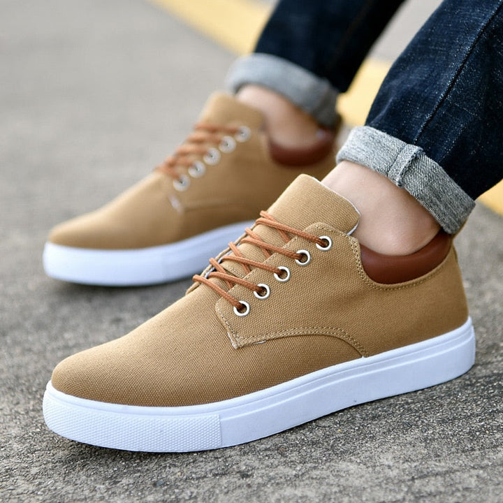 Bequeme Herren Sneaker Leicht Canvas
