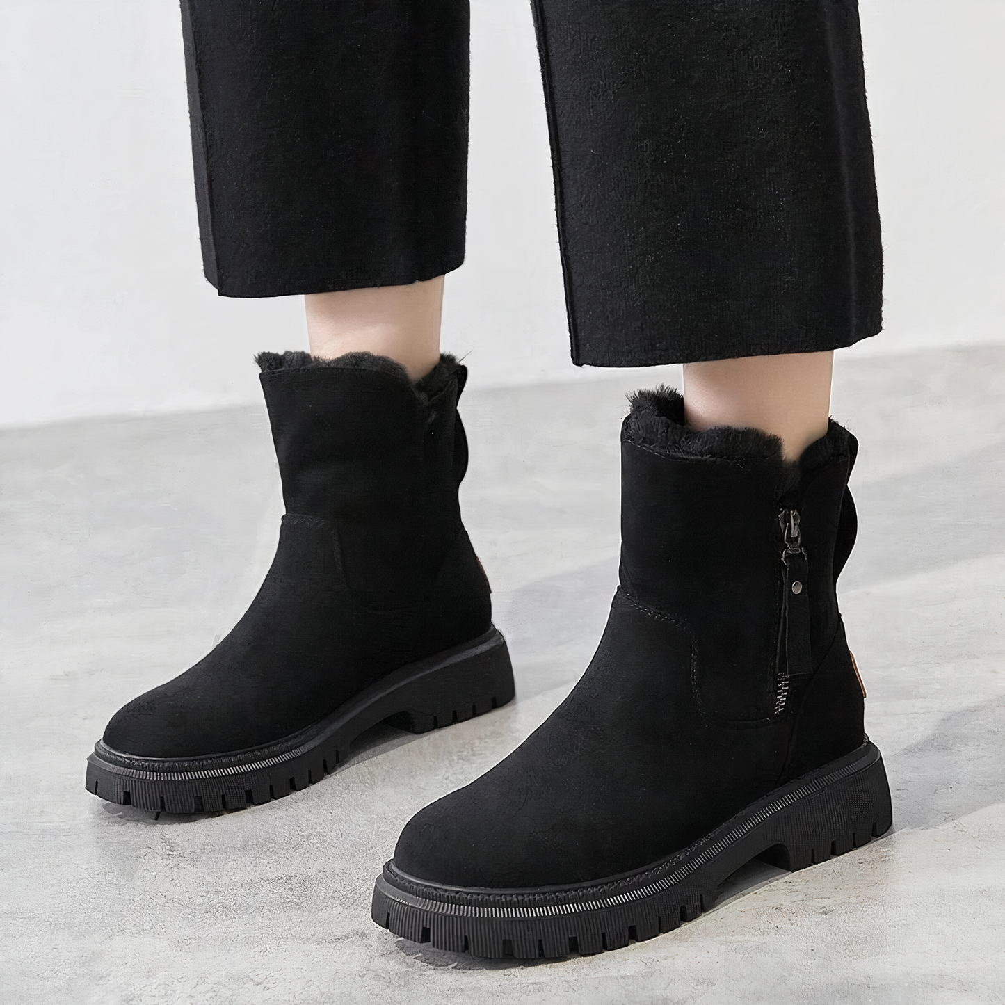Winterstiefel Knöchelhoch Fell-lined Warm