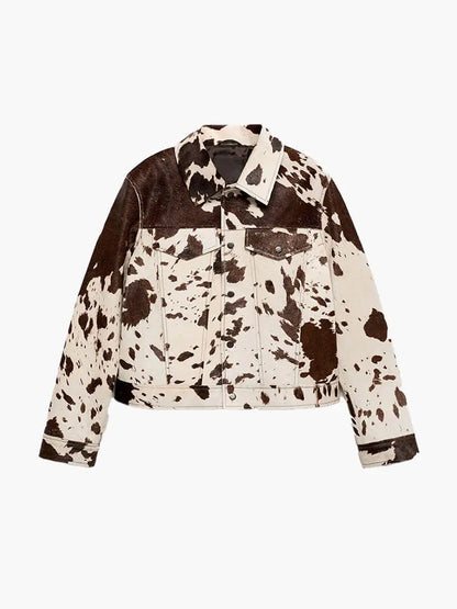 Lederjacke Wildleder Optik Modern
