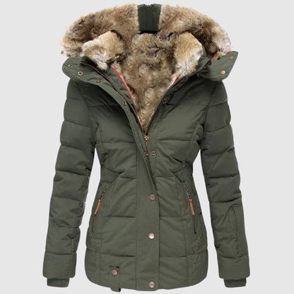 Warme Winterjacke Damen Hoodie