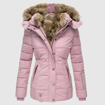 Warme Winterjacke Damen Hoodie