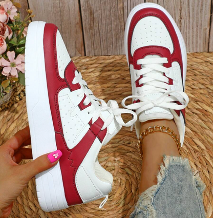 Damen Sneaker Bequem Sportlich