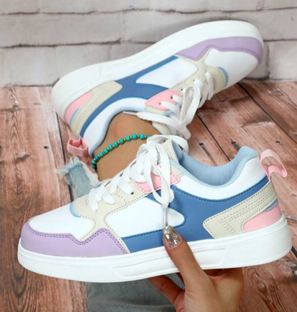 Damen Sneaker Bequem Sportlich