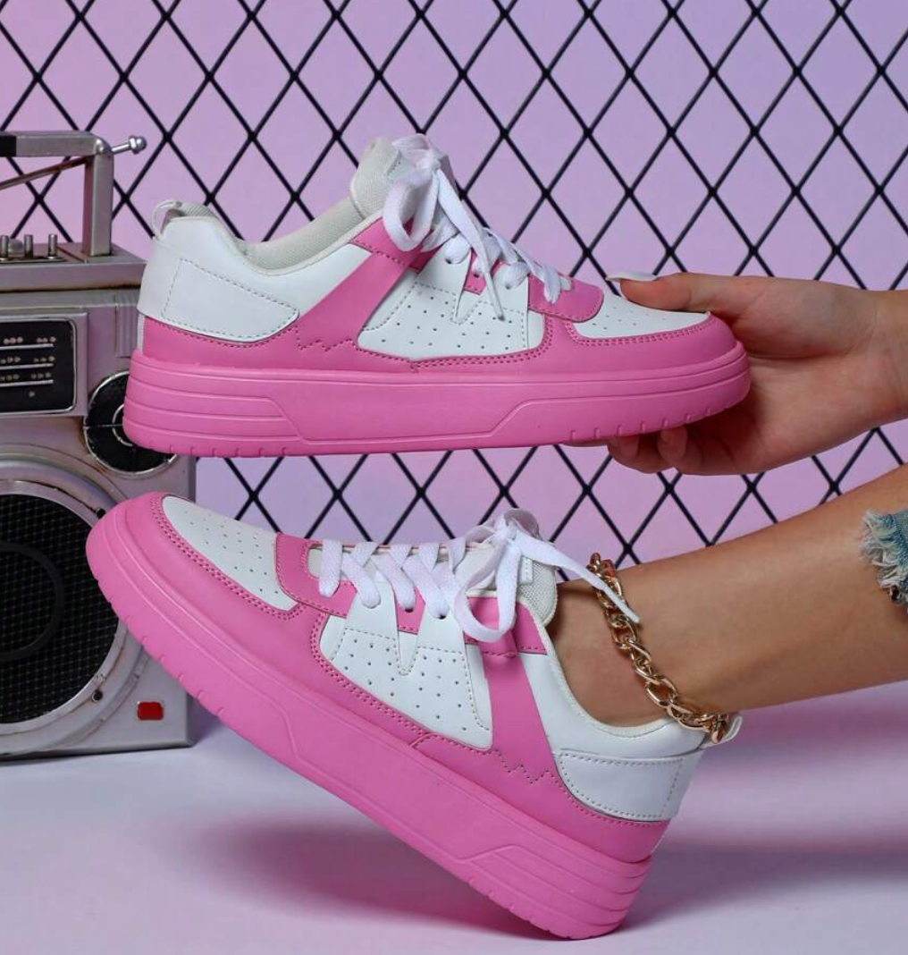 Damen Sneaker Bequem Sportlich