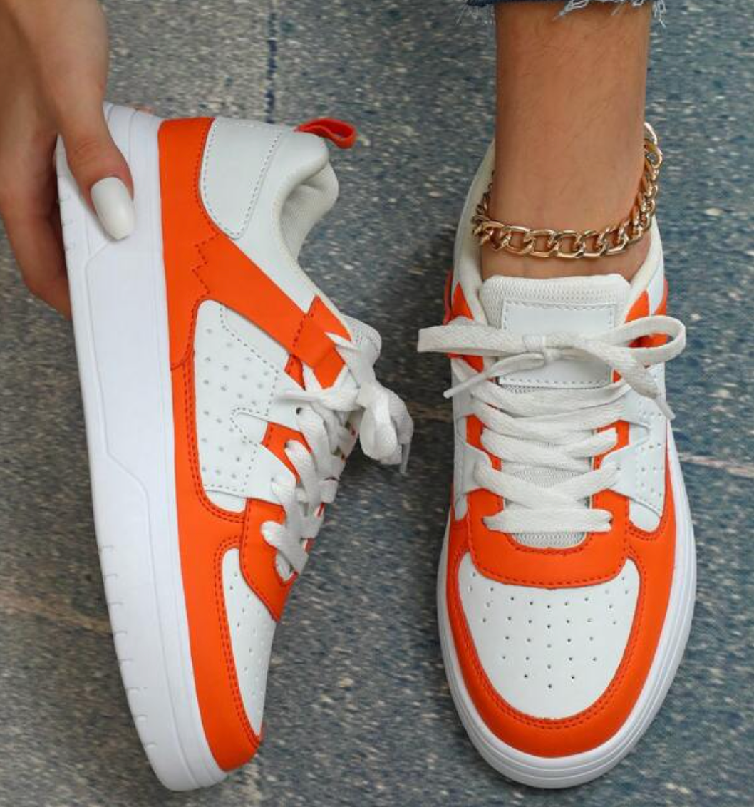Damen Sneaker Bequem Sportlich