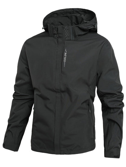 Winddichte Herrenjacke Mit Kapuze Outdoor