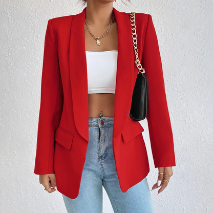 Stilvolle Damenblazer Büro Look Polyester