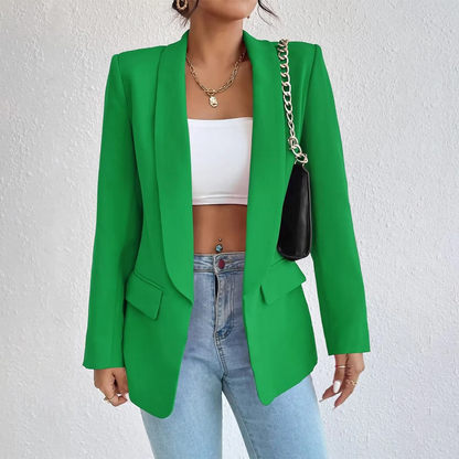 Stilvolle Damenblazer Büro Look Polyester
