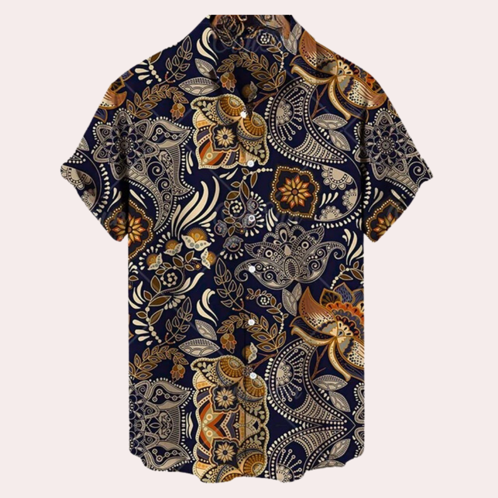 Sommerhemd Kurzarm Freizeit Design - IdealeKleiden