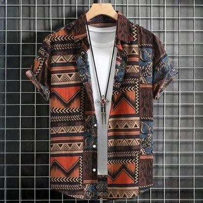 Sommer Hemd Kurzarm Hawaii Design