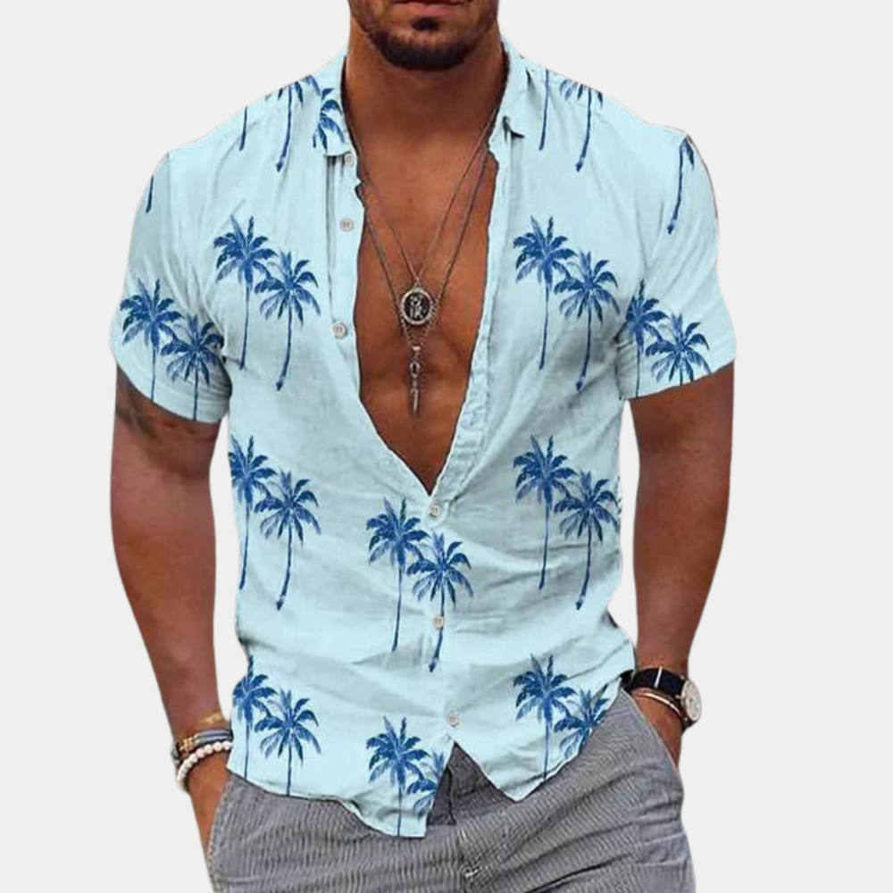 Hawaiihemd Herren Kurzarm Sommer
