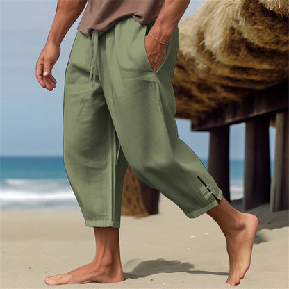 Sommerhose Herren Lockere Fit Bequem Harem Style