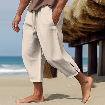 Sommerhose Herren Lockere Fit Bequem Harem Style