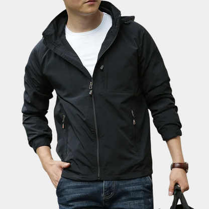 Leichte Herrenjacke mit Kapuze Sommer