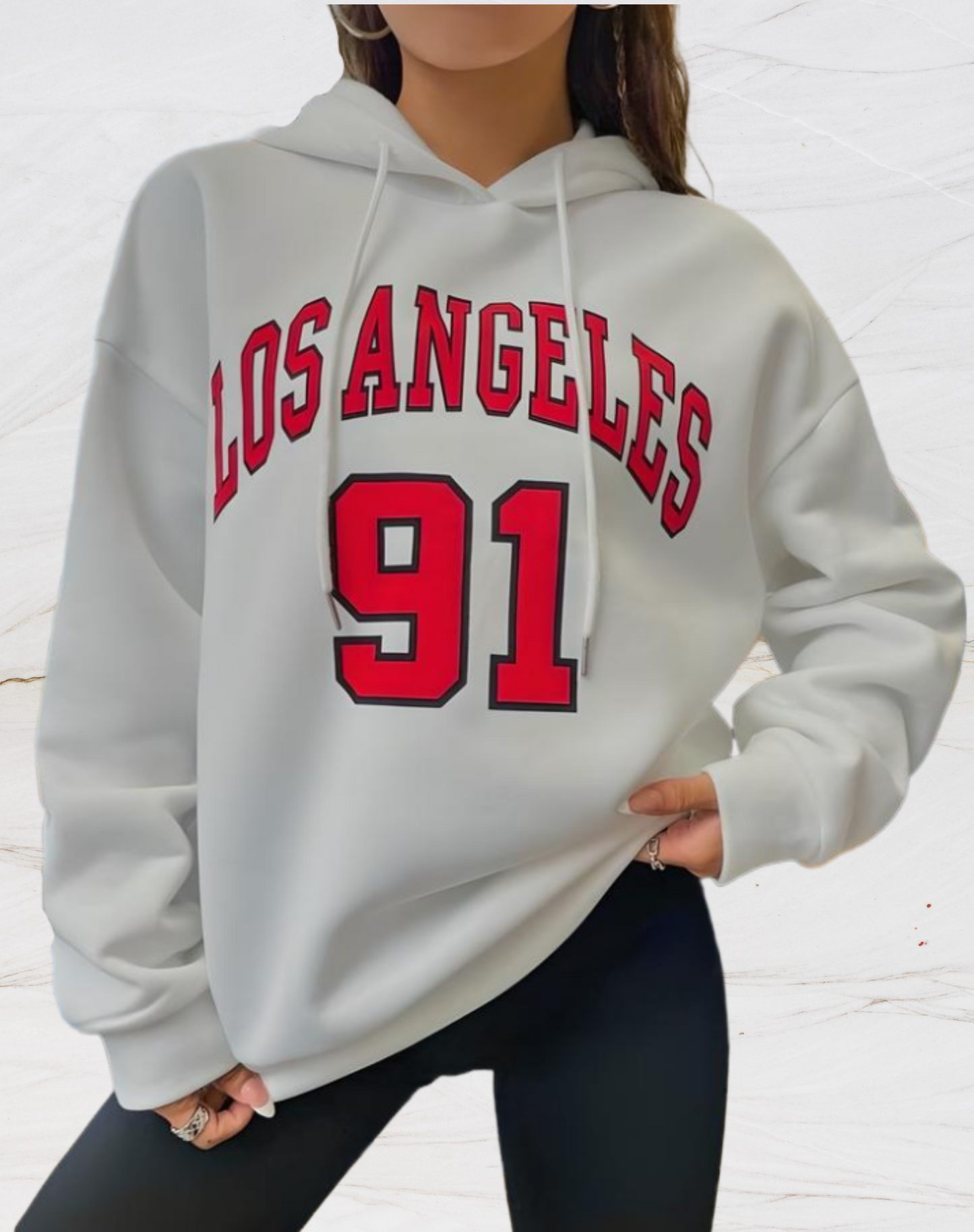 Kapuzenpullover Damen Modern Trendy