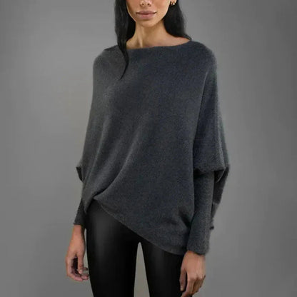 Weiche Oversize Pullover Damen Elegant